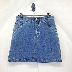 LIMITED JEANS USA DG (D&G) Mini Jean Skirt with Carpenter Loop